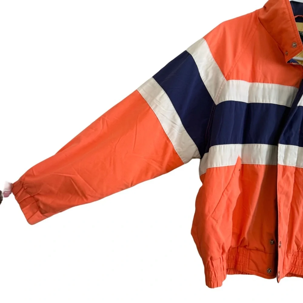 Vintage Outdoor Academia Preppy Yacht Club Windbreaker Neon Jacket